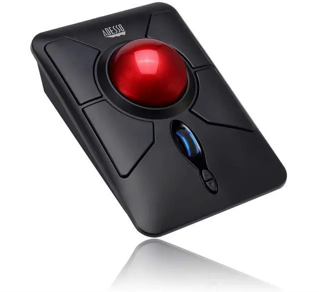 Alt view image 8 of 20 - Adesso iMouse T50 - Wireless Programmable Ergonomic Trackball Mouse