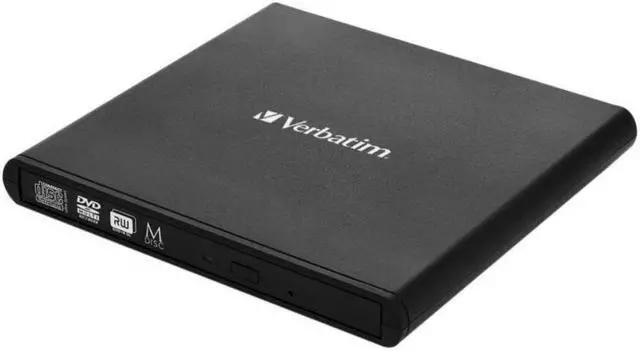 Alt view image 7 of 20 - Verbatim USB External Slimline CD/DVD Writer Model 98938