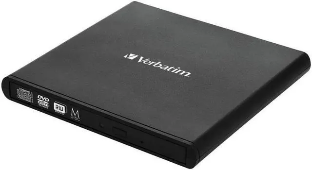 Alt view image 20 of 20 - Verbatim USB External Slimline CD/DVD Writer Model 98938