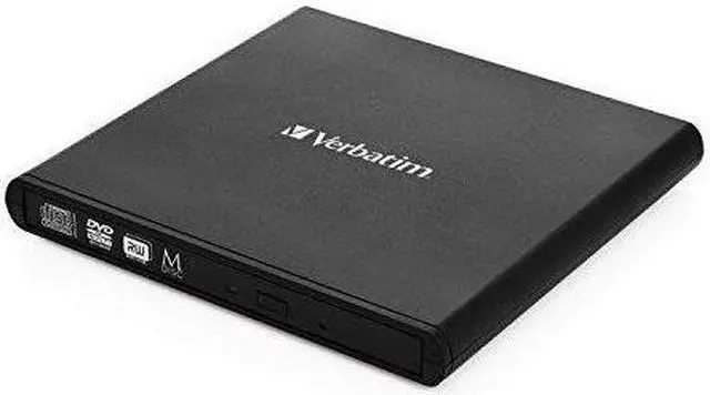 Alt view image 10 of 20 - Verbatim USB External Slimline CD/DVD Writer Model 98938
