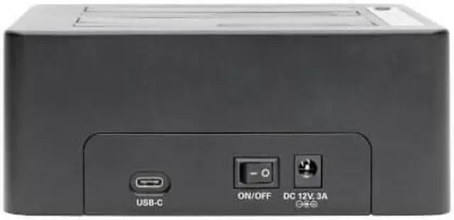 Alt view image 4 of 20 - TRIPP LITE U439-002-CG2 USB 3.0 SUPERSPEED TO DUAL SATA EXTERNAL HARD DRIVE DOCKING STATION WITH CLONING