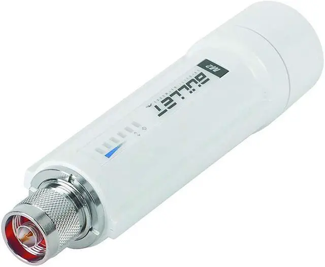 Alt view image 3 of 9 - Ubiquiti Bullet BULLETM2-HP IEEE 802.11n 100 Mbit/s Wireless Bridge