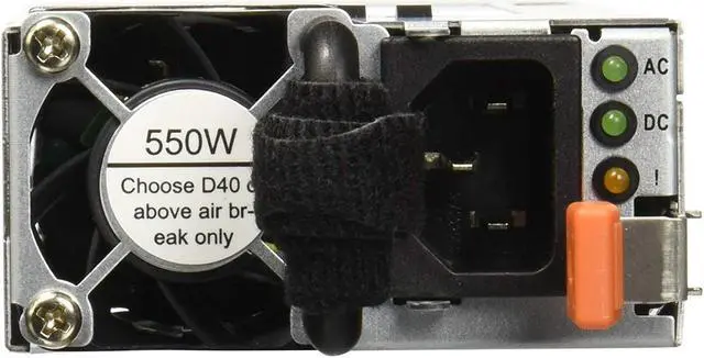 Alt view image 12 of 15 - Lenovo Hot-Plug - Plug-in Module 550 Power Supply 4X20F28579
