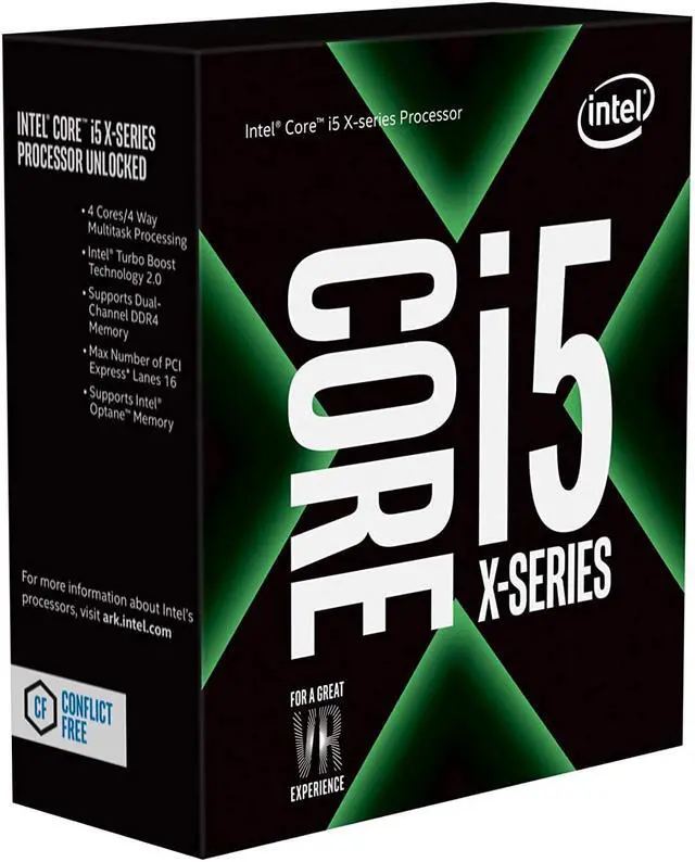 Alt view image 2 of 5 - Intel Core i5-7640X X-Series Processor 4 Cores up to 4.2 GHz Turbo Unlocked LGA2066 X299 Series 112W