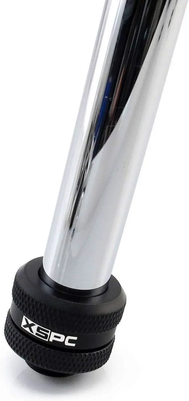 Alt view image 13 of 14 - XSPC G1/4" to 10mm ID, 14mm OD Rigid Tubing Fitting, Matte Black, 6-pack