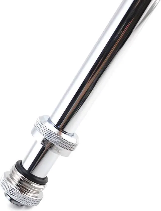 Alt view image 14 of 14 - XSPC G1/4" to 10mm ID, 14mm OD Rigid Tubing Fitting, Chrome, 6-pack