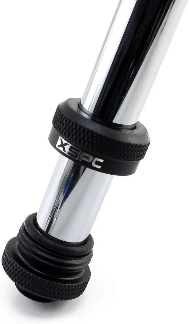 Alt view image 12 of 14 - XSPC G1/4" to 10mm ID, 14mm OD Rigid Tubing Fitting, Matte Black, 6-pack