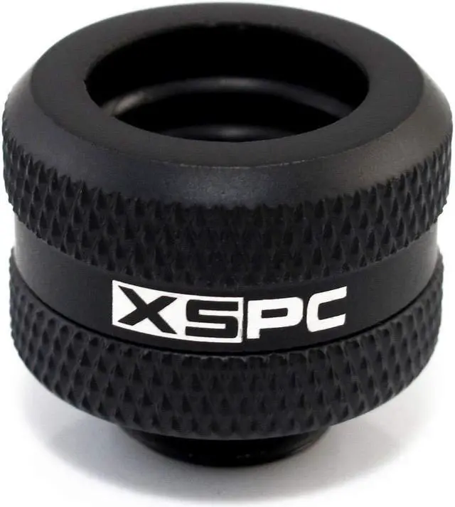 Alt view image 9 of 14 - XSPC G1/4" to 10mm ID, 14mm OD Rigid Tubing Fitting, Matte Black, 6-pack