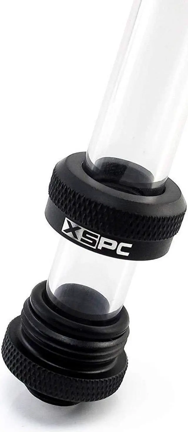 Alt view image 14 of 14 - XSPC G1/4" to 10mm ID, 14mm OD Rigid Tubing Fitting, Matte Black, 12-pack