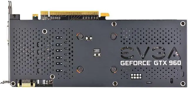 Alt view image 13 of 13 - EVGA GeForce GTX 960 04G-P4-3967-KR 4GB SSC GAMING w/ACX 2.0+, w/ Installed Backplate Graphics Card