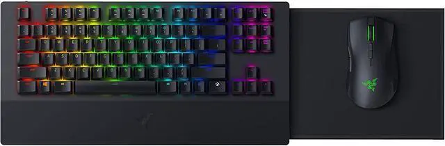 Alt view image 8 of 18 - Razer Turret Wireless Mechanical Gaming Keyboard & Mouse Combo for PC & Xbox One: Chroma RGB/Dynamic Lighting - Retractable Magnetic Mouse Mat - 40hr Battery