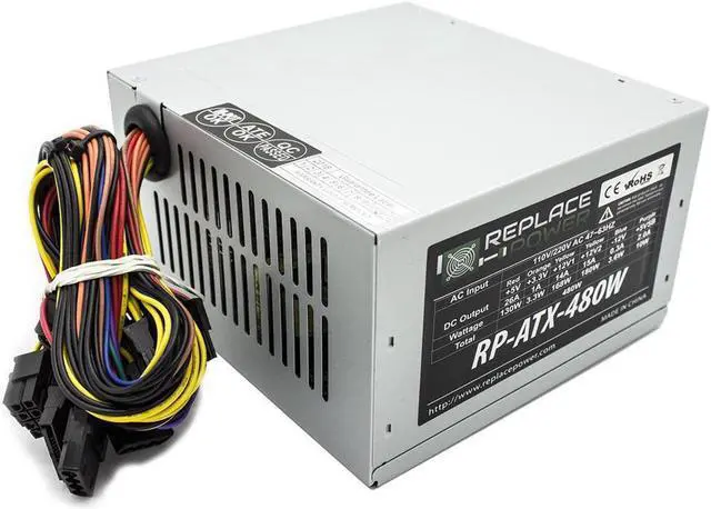 Alt view image 5 of 6 - Replace Power Compaq Presario SR5200 Series 480W ATX Power Supply 204pin w SATA Support
