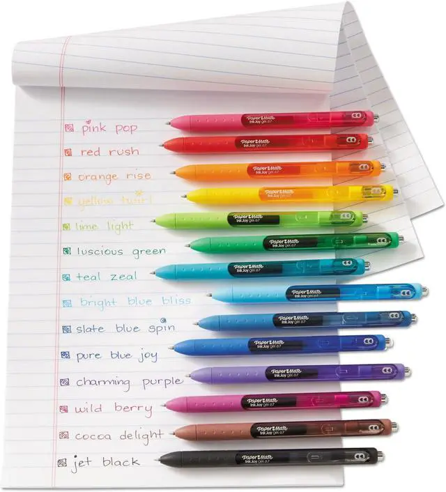 Alt view image 4 of 13 - InkJoy Gel Retractable Pen Office Pack, Black Ink, 0.7mm, 36/Pack