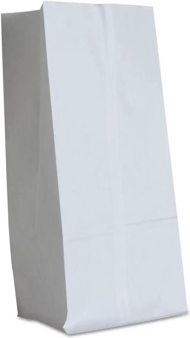 Alt view image 2 of 4 - Grocery Paper Bags #16 Size 7.75" x 4.81" x 16" White 500/Bundle 51036