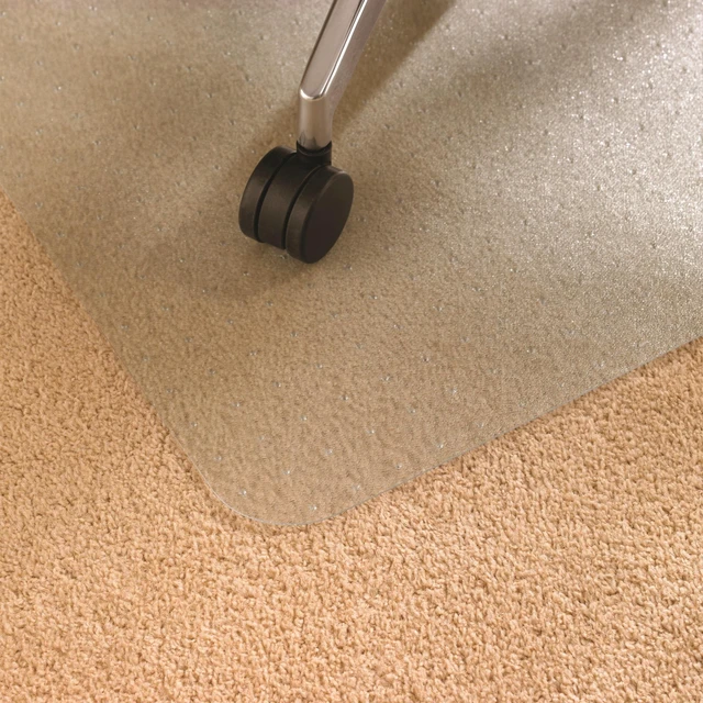 Alt view image 2 of 15 - Cleartex® Enhanced Polymer Rectangular Chair Mat for Carpets up to 3/8" - 48" x 79" FRECO114879EP