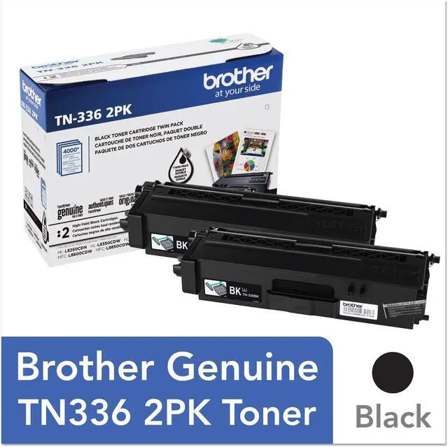 Alt view image 5 of 18 - Brother TN3362PK High-Yield Toner 4 000 Page-Yield Black 2/Pack
