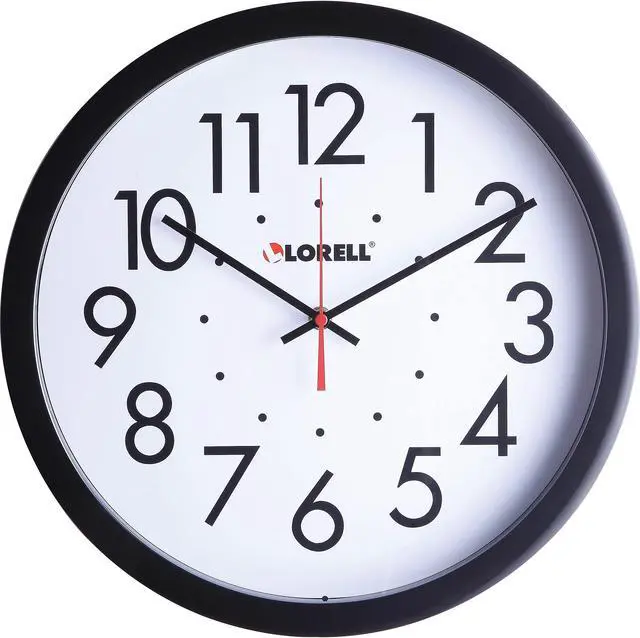 Main image of Lorell 14-1/2" Self-Set Wall Clock - Analog