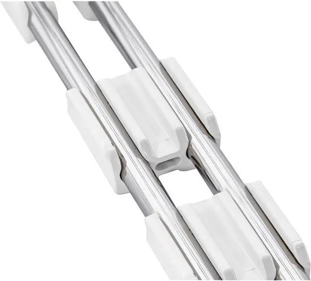 Main image of Lorell Ganging Clips 16-1/2"Wx18-1/4"Lx7"H 16/PK White 42955