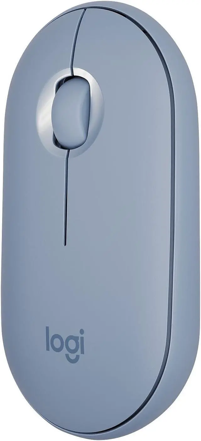 Alt view image 13 of 20 - Logitech PEBBLE M350 910-005773 Blue Grey 3 Buttons 1 x Wheel Dual (RF / Bluetooth Wireless) Optical Mouse