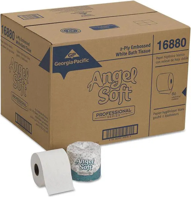 Alt view image 12 of 12 - Georgia Pacific GPC 198-81/01 Envision Embossed Bathroom Tissue - 80 Rolls per Case