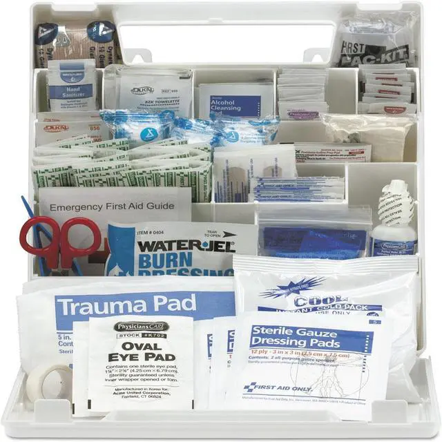Alt view image 7 of 15 - ANSI Class A+ First Aid Kit for 50 People, 183 Pieces FAO90639