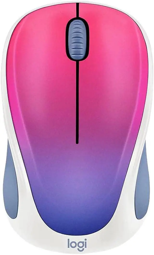 Alt view image 8 of 10 - Logitech Design Collection 910-005840 Blue 3 Buttons 1 x Wheel USB RF Wireless Optical Mouse, Blue Blush