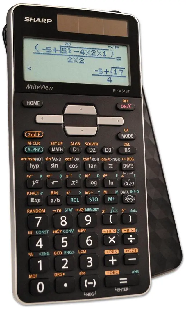 Alt view image 10 of 13 - Sharp EL-W516TBSL Scientific Calculator 16-Digit LCD ELW516TBSL