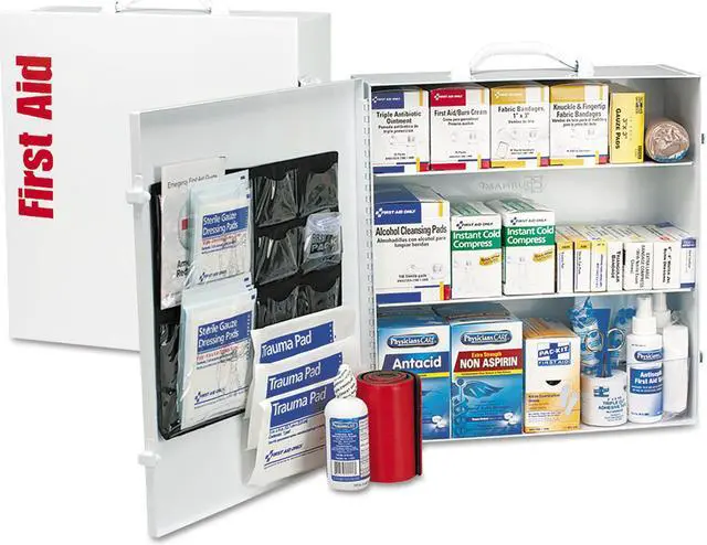 Main image of First Aid Only ANSI 2015 Class A+ Type I&II; Industrial First Aid Kit 100 People