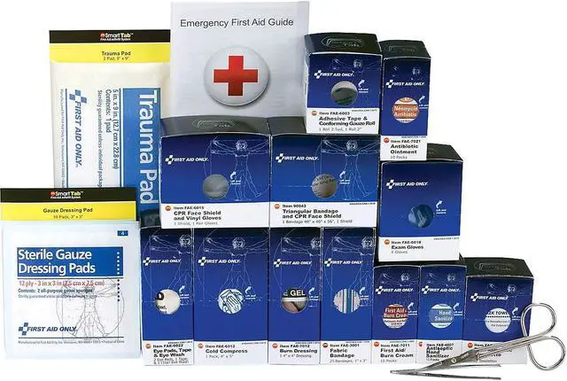 Alt view image 7 of 10 - First Aid Only Kit,Refill,Sc Ansia 90582