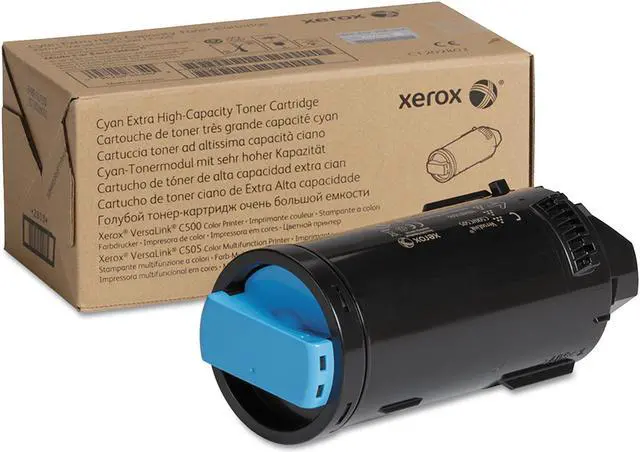 Alt view image 8 of 12 - Xerox 106r03866 Extra High-Yield Toner, 9,000 Page-Yield, Cyan 106R03866