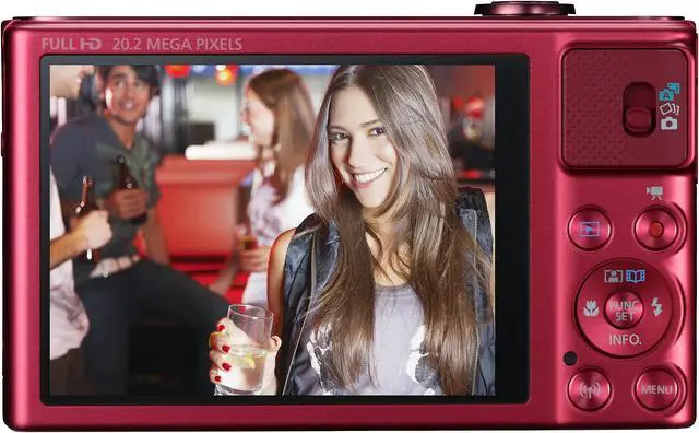 Alt view image 17 of 20 - Canon PowerShot SX620 HS Digital Camera (Red)