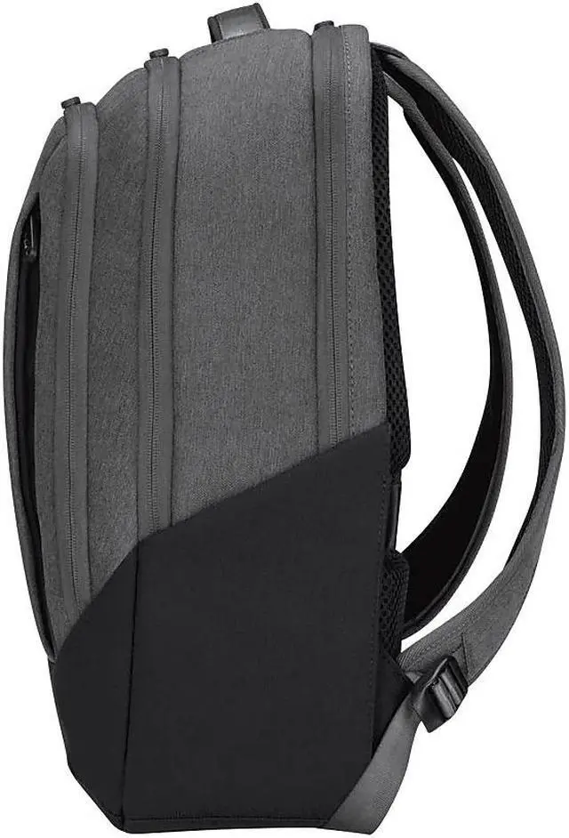 Alt view image 10 of 20 - Targus 15.6" Cypress Hero Backpack with EcoSmart Light Gray