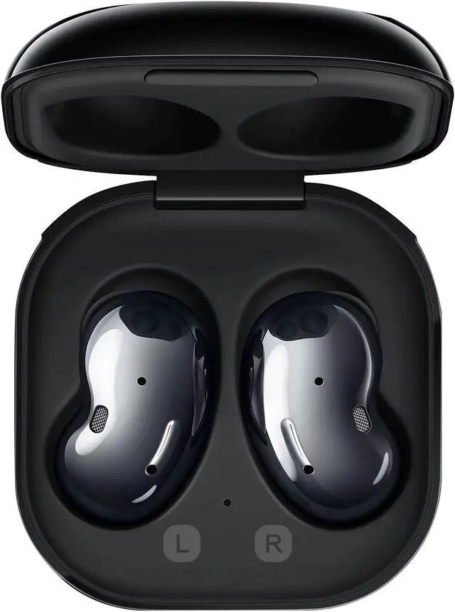Alt view image 5 of 20 - Samsung Galaxy Buds Live True Wireless Earbuds Headphones - Mystic Black