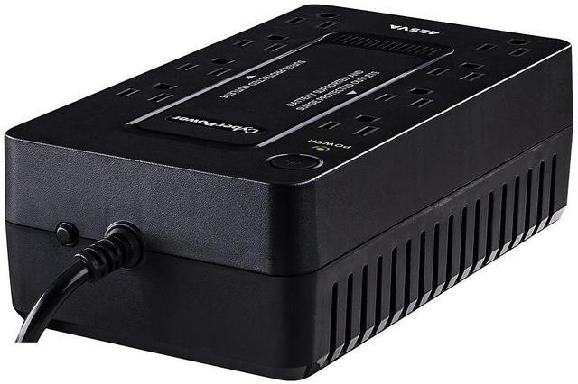 Alt view image 16 of 20 - CyberPower ST425 Standby UPS Systems - 425VA/260W, 120 VAC, NEMA 5-15P, Compact, 8 Outlets