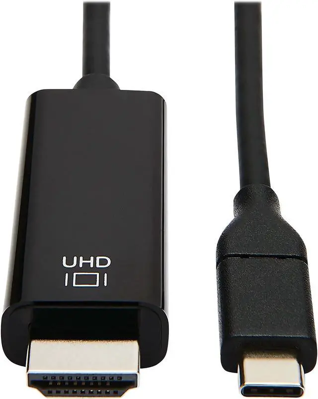 Alt view image 4 of 8 - Tripp Lite USB C to HDMI Adapter Cable USB 3.1 Gen 1 4K M/M USB-C Black 9ft