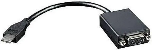 Alt view image 5 of 7 - Lenovo ThinkPad Mini HDMI to VGA Monitor Adapter