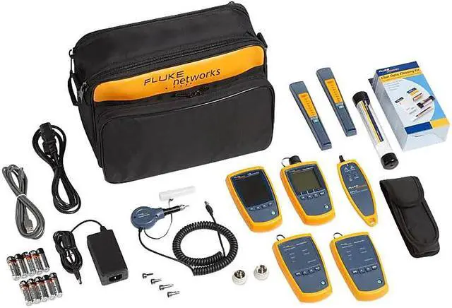 Alt view image 3 of 6 - Fluke Networks Complete Fiber Verification Kit With Fi-500 Fiberinspector Micro