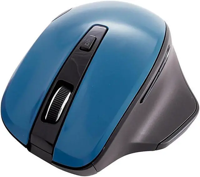 Alt view image 12 of 20 - Verbatim Silent Ergonomic Wireless Blue LED Mouse Dark Teal 70244