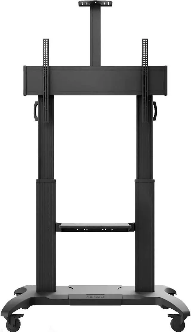 Alt view image 12 of 20 - Kanto MTMA100PL Height Adjustable Mobile TV Stand with Adjustable Shelf for 60-inch to 100-inch TVs