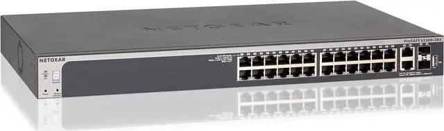 NETGEAR S3300-52X 52-Port Gigabit Stackable Smart Managed