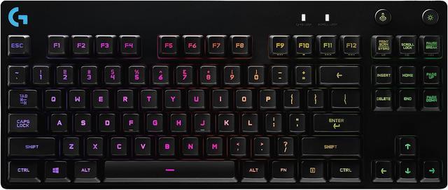 Logitech G PRO Mechanical Gaming Keyboard, Ultra Portable Tenkeyless Design, Micro USB Cable, 16.8 Million Color LIGHTSYNC RGB Backlit Keyboards - Newegg.com