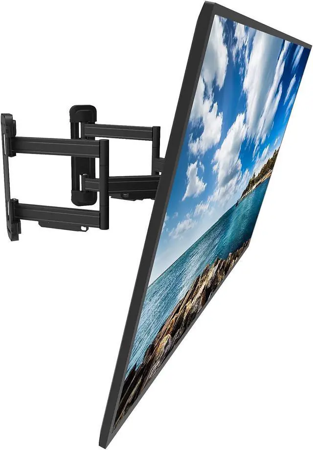 Alt view image 8 of 20 - Kanto PDC650 Full Motion Corner TV Mount for 37" - 70" TV (Black)
