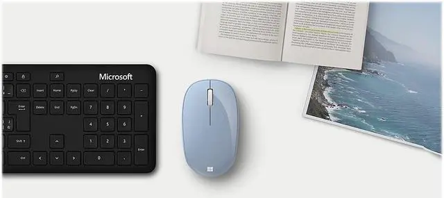 Alt view image 5 of 6 - Microsoft RJN-00013 Pastel Blue 4 Buttons 1 x Wheel Bluetooth 5.0 Bluetooth Wireless Microsoft Red Tracking Sensor Mouse