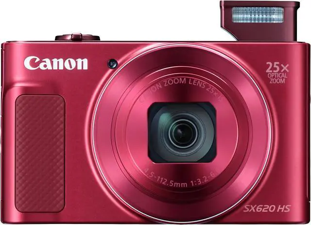 Alt view image 11 of 20 - Canon PowerShot SX620 HS Digital Camera (Red)