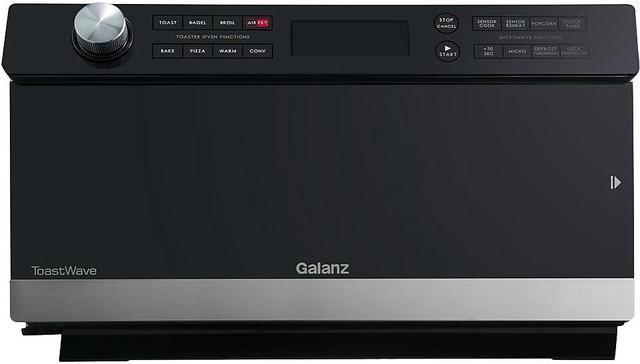 Galanz 1.2 Cu.Ft 4-In-1 Multi-Functional Air Fryer, Convection Oven,  Microwave And Toaster Oven -GTWHG12BKSA10