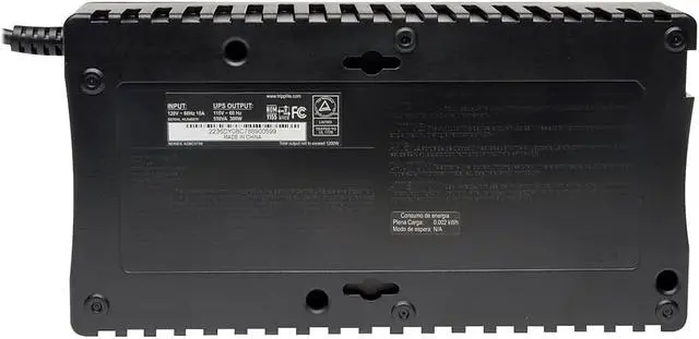 Alt view image 4 of 15 - Tripp Lite Ups 550Va 300W Desktop Battery Back Up Compact 120V Usb Rj11 Pc 50/60Hz
