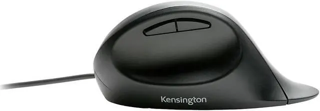 Alt view image 8 of 19 - Kensington Pro Fit K75403WW Black 5 Buttons 1 x Wheel USB Wired Ergo Mouse