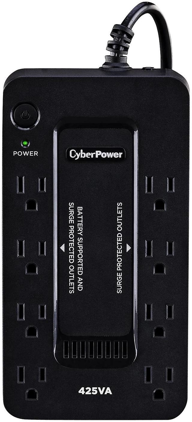 Alt view image 12 of 20 - CyberPower ST425 Standby UPS Systems - 425VA/260W, 120 VAC, NEMA 5-15P, Compact, 8 Outlets