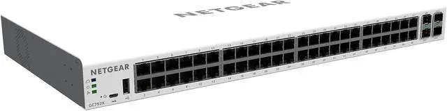 Alt view image 6 of 8 - NETGEAR 52-Port Gigabit Ethernet Insight Managed Smart Cloud Switch (GC752X) - with 2 x 1G SFP and 2 x 10G SFP+, Desktop/Rackmount