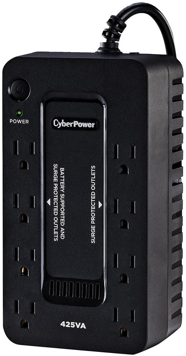 Alt view image 14 of 20 - CyberPower ST425 Standby UPS Systems - 425VA/260W, 120 VAC, NEMA 5-15P, Compact, 8 Outlets